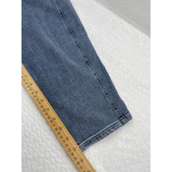 Eileen Fisher Lantern Jeans Women's Large Organic Cotton Ankle Denim Stretch M - Picture 6 of 9